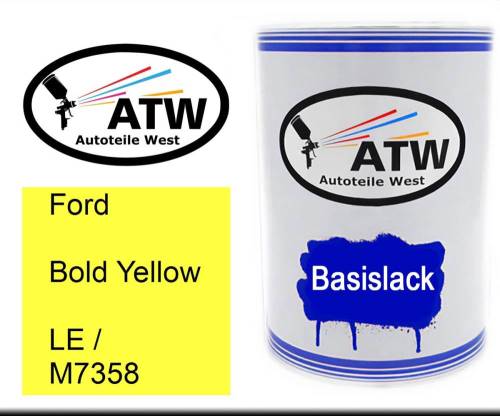 Ford, Bold Yellow, LE / M7358: 500ml Lackdose, von ATW Autoteile West.